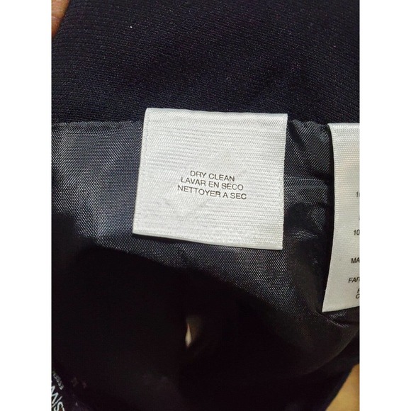 Jones Wear Women's Solid Blue 100% Polyester Straight Pleated Mini Skirt Size 14 - Picture 7 of 11